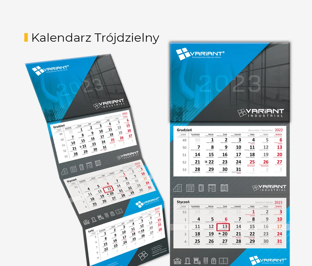 Kalendarz Trójdzielny